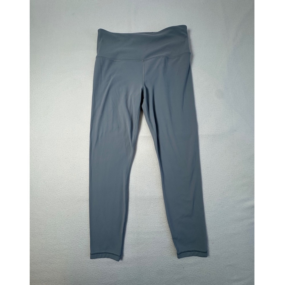 Athleisure Athleta Womens Medium Elation 7/8 Tight Blue Ultra High Rise Leggings
